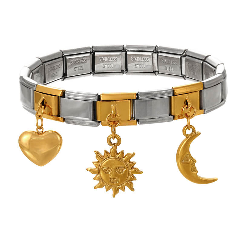 PULSERA SOL Y LUNA