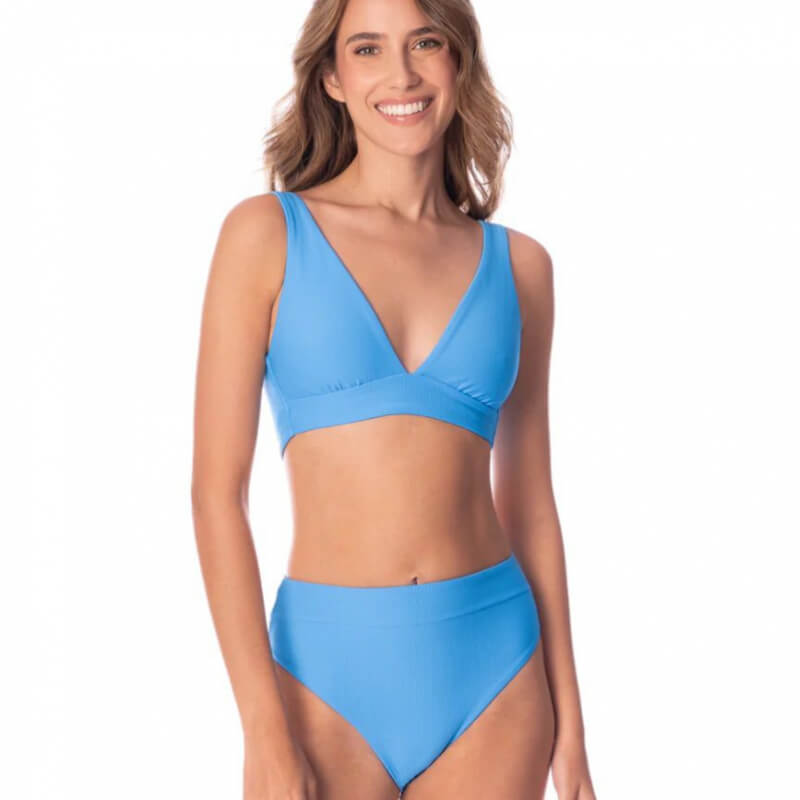 Bikini 2 piezas - Top & Bottom Stone Blue Allure