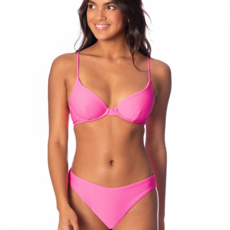 Bikini 2 piezas - Top & Bottom Radiant Pink Dainty