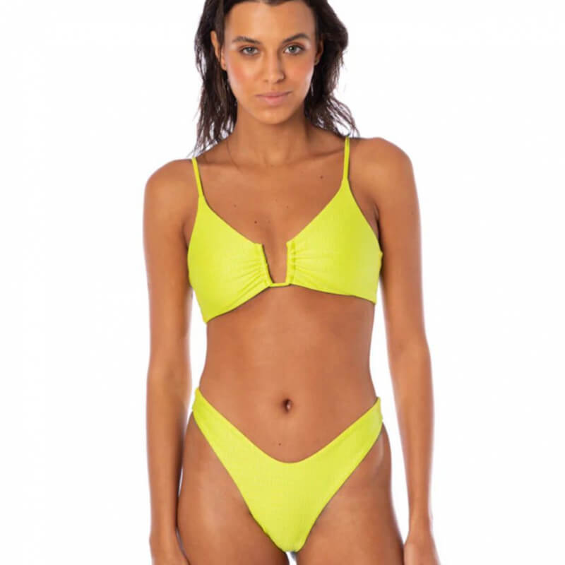 Bikini 2 piezas - Top & Bottom Lime Green Bia Reversible