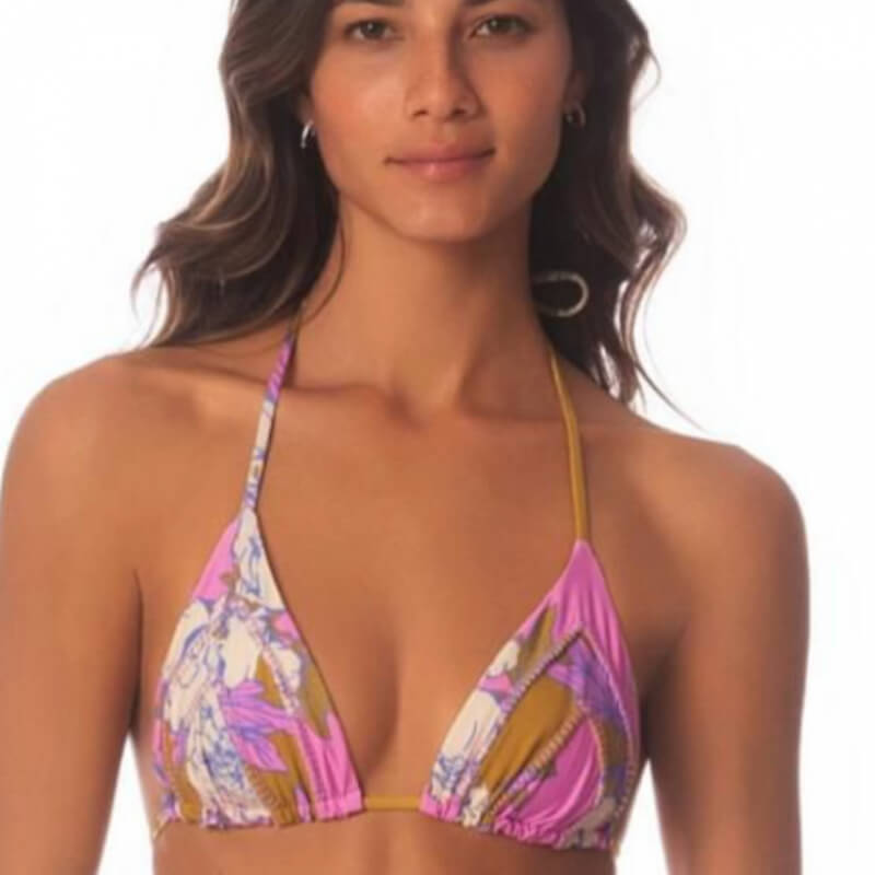 Bikini 2 piezas - Top & Bottom Pink Fiore Alana