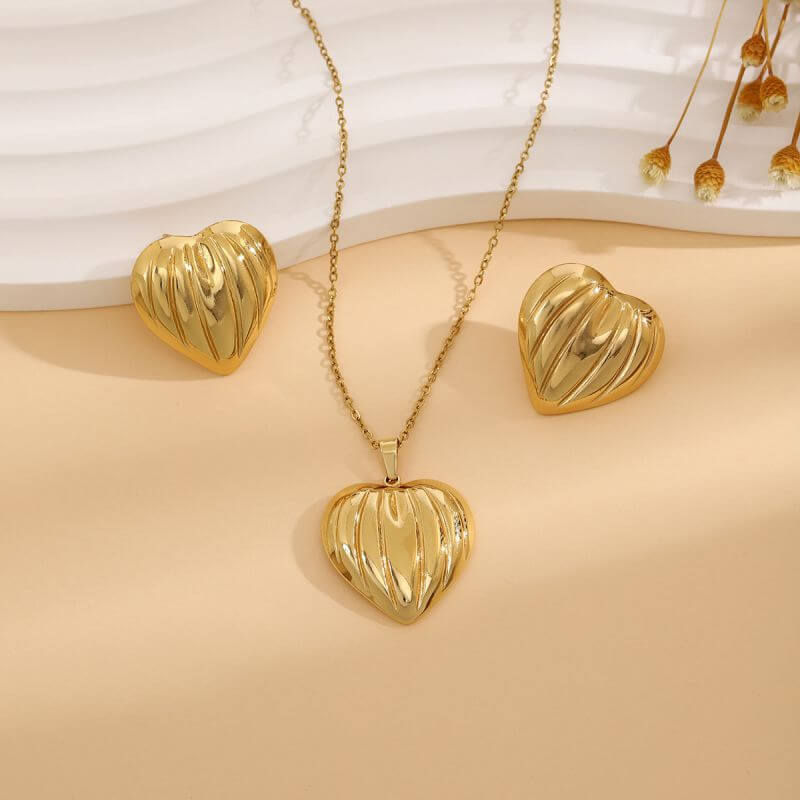 SET COLLAR CORAZON