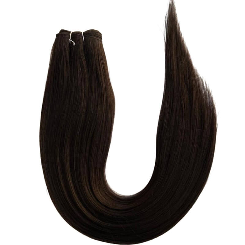 Extensiones de Cabello Coleta Lacia Café – Volumen y Elegancia Natural | 200g | 30”