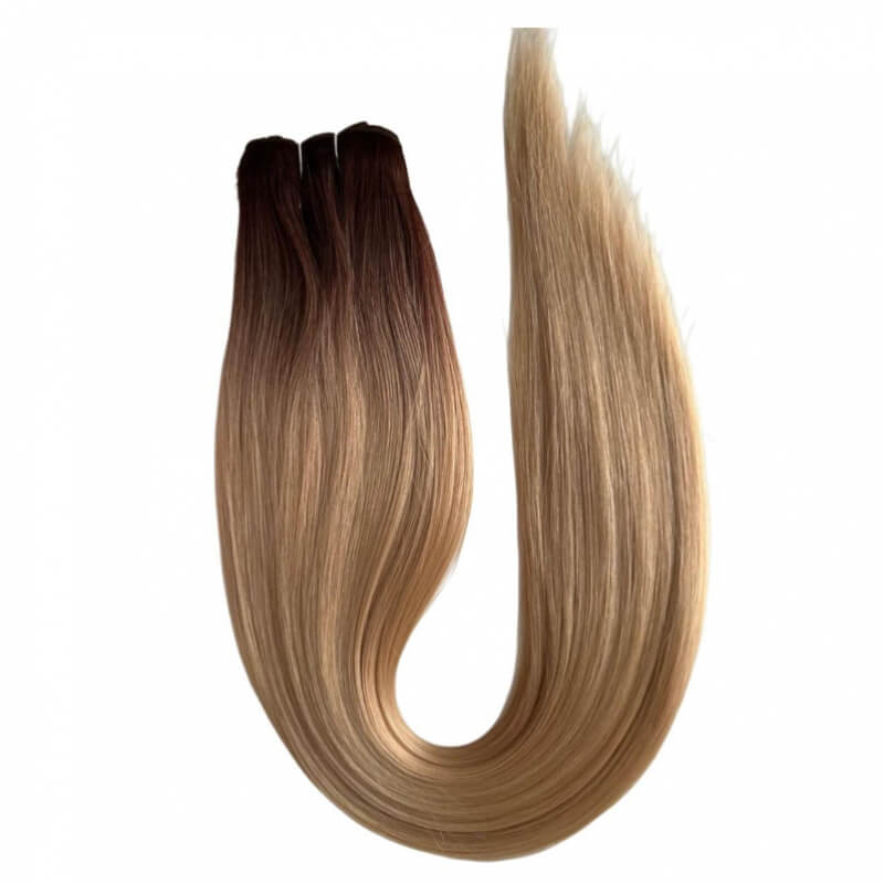 Extensiones de Cabello Coleta Lacia Rubio Dorado 55 – Luminosidad y Volumen con un Tono Sofisticado | 200g | 30”