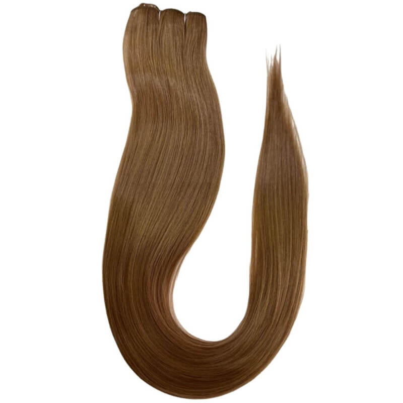 Extensiones de Cabello Coleta Lacia Rubio Dorado 27/613 – Luminosidad y Volumen con un Tono Radiante | 200g | 30”