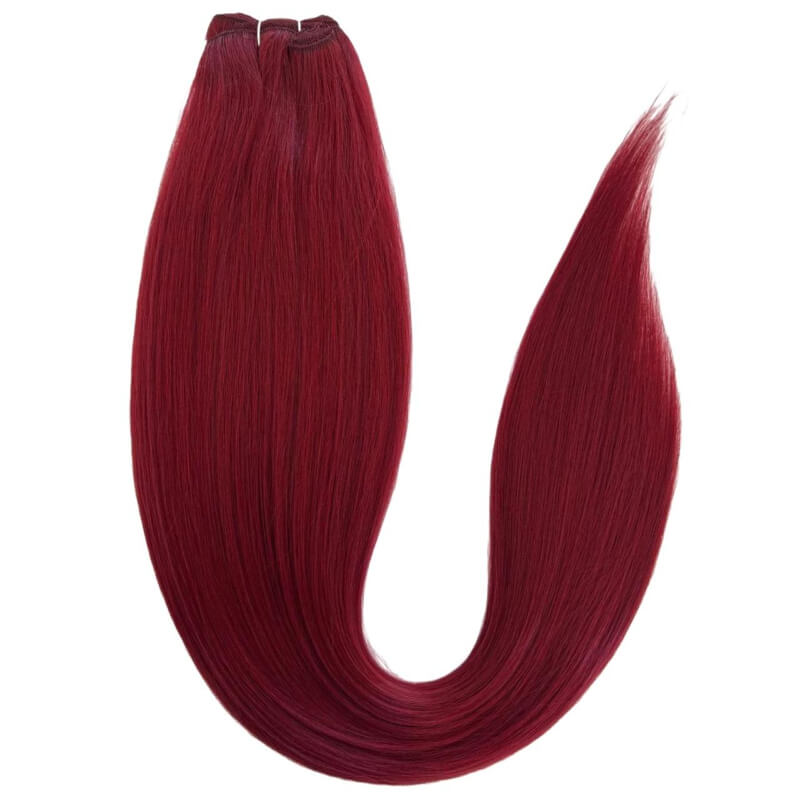 Extensiones de Cabello Coleta Lacia Rojo Bug 2 – Intensidad, Volumen y Brillo Impactante | 200g | 30”