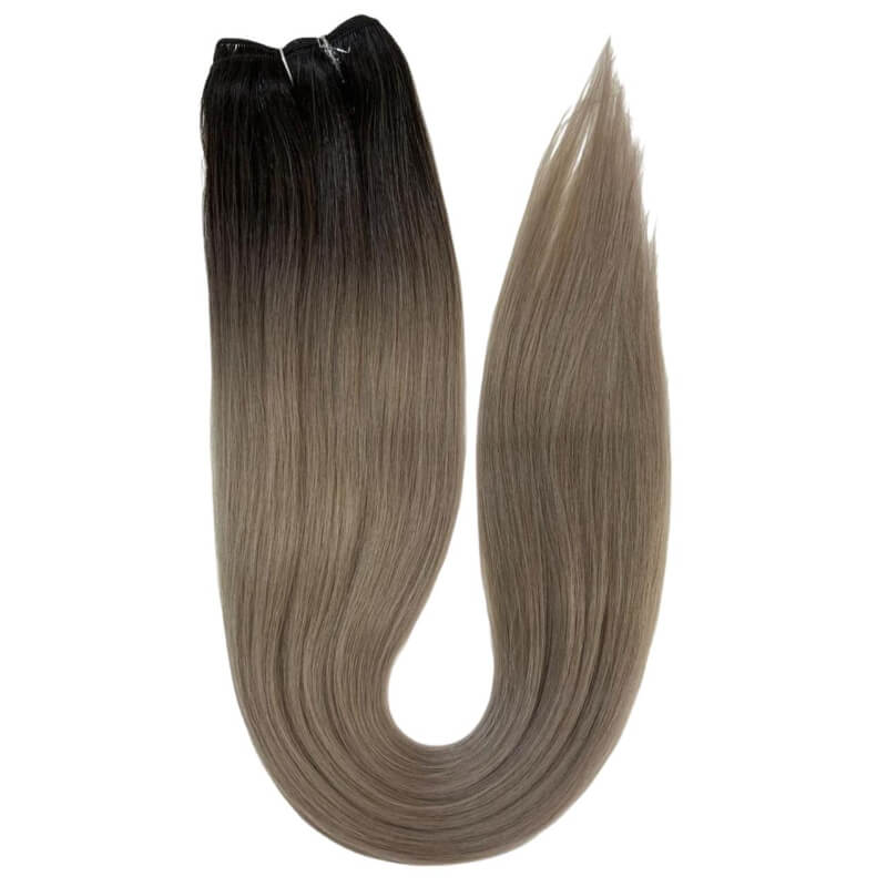 Extensiones de Cabello Coleta Lacia Balayage Steel – Sofisticación y Estilo Vanguardista | 150g | 28”