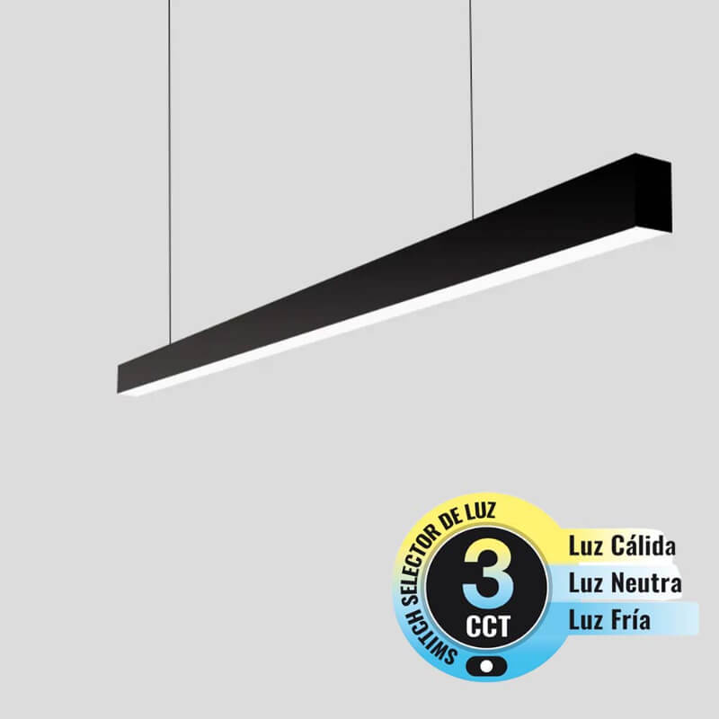 Luminaria LED Lineos CCT Dimerizable 120cm | Proluxes