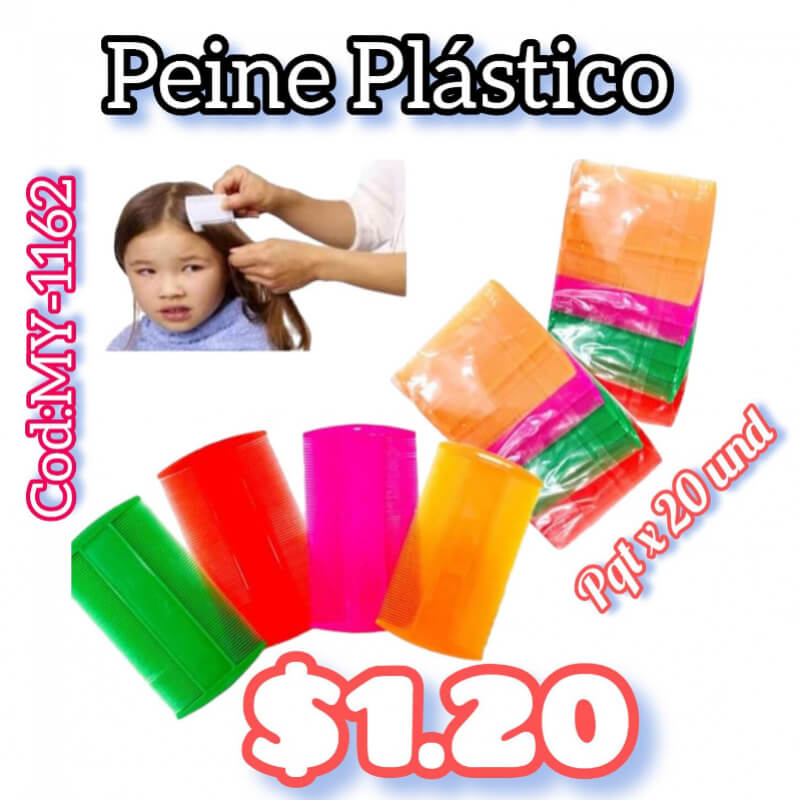 Peinilla- Peine Plástico