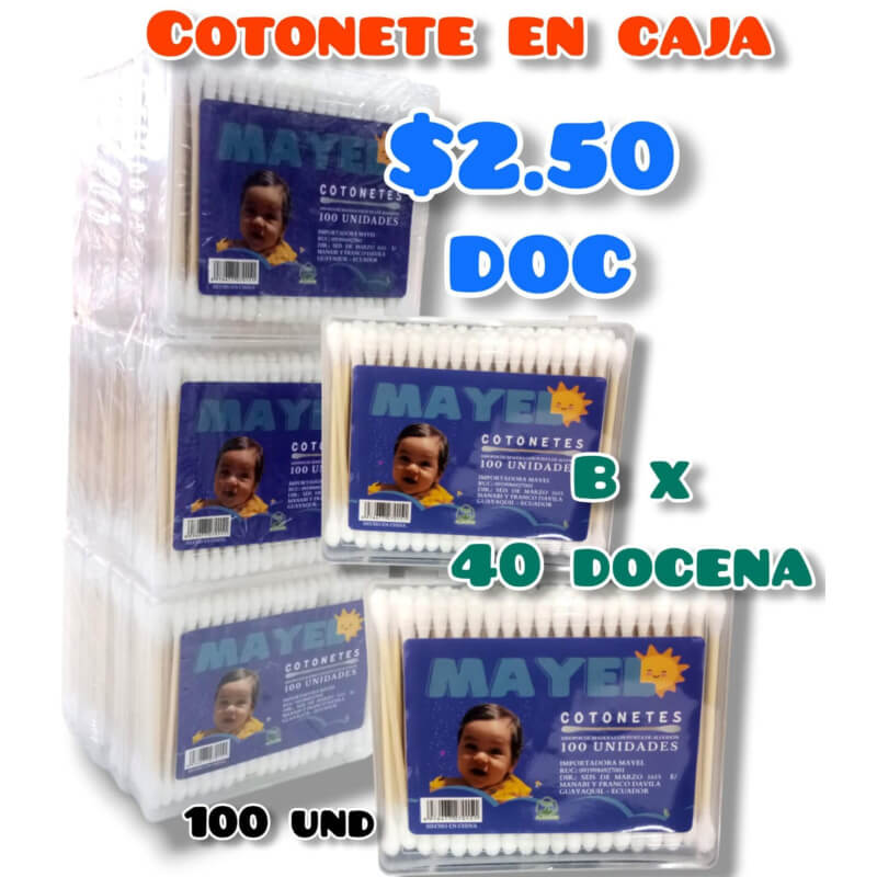 Cotonete en Caja MAYEL