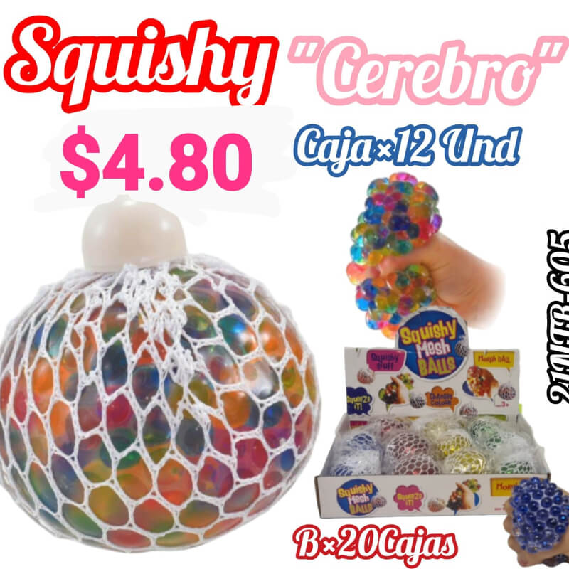 Cerebro Antiestrés SQUISHY