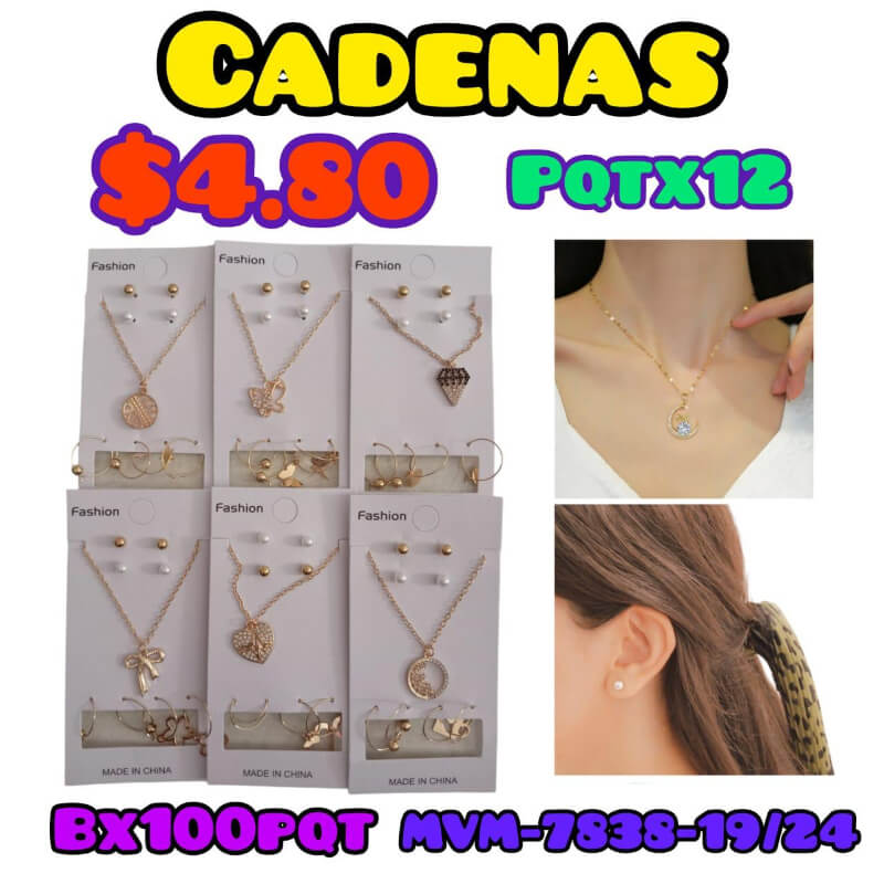 Aretes + Cadena