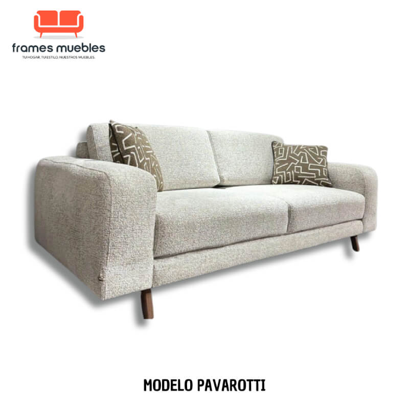 Sofá Modelo Pavarotti – Elegancia Contemporánea y Comodidad Superior | Frames Muebles