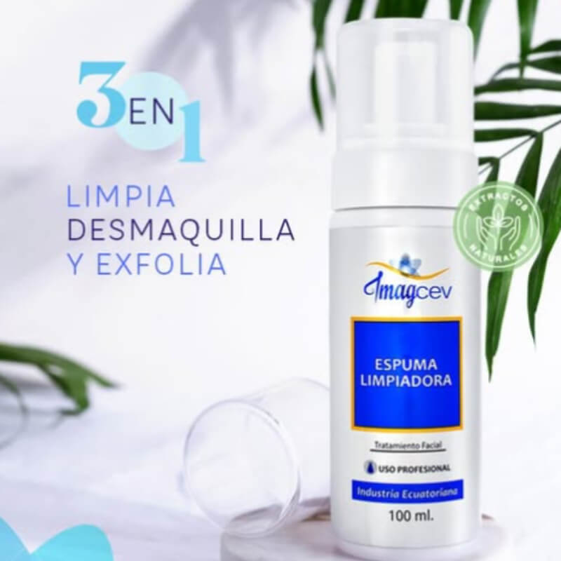 Espuma azul limpiadora 100 ml