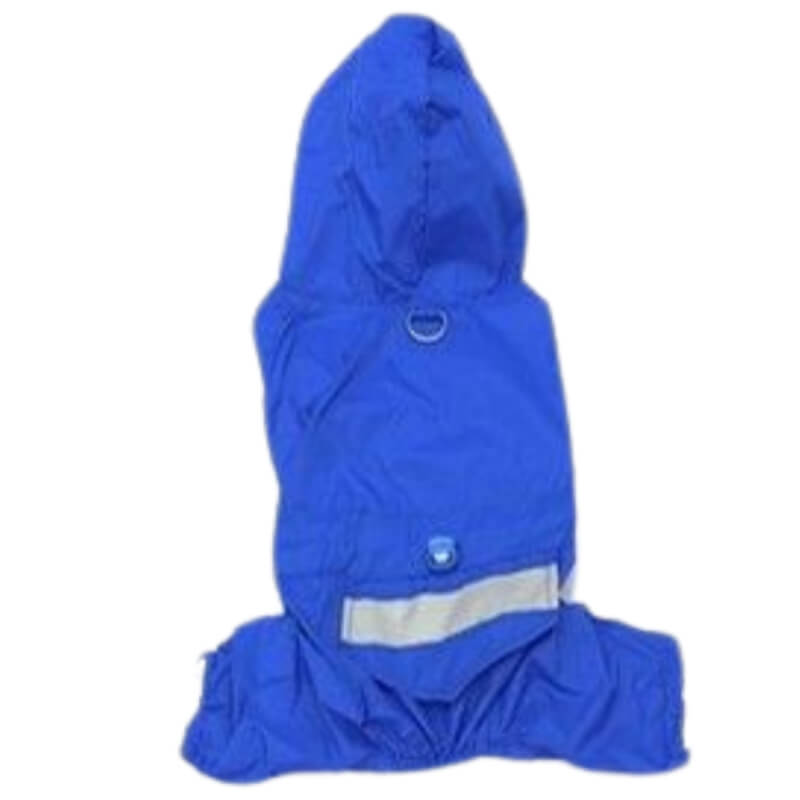 rain coat azul