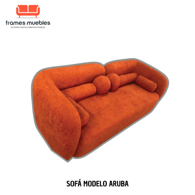 Sofá Modelo Aruba: Diseño Vanguardista y Confort Excepcional | Frames Muebles