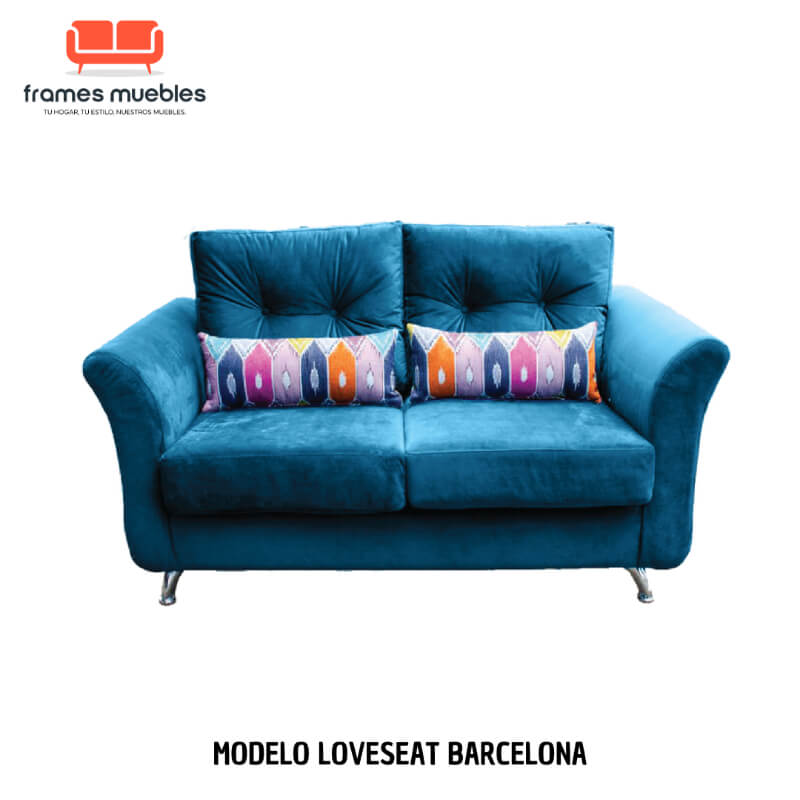 Modelo Loveseat Barcelona: Elegancia Compacta y Confort para tu Espacio | Frames Muebles