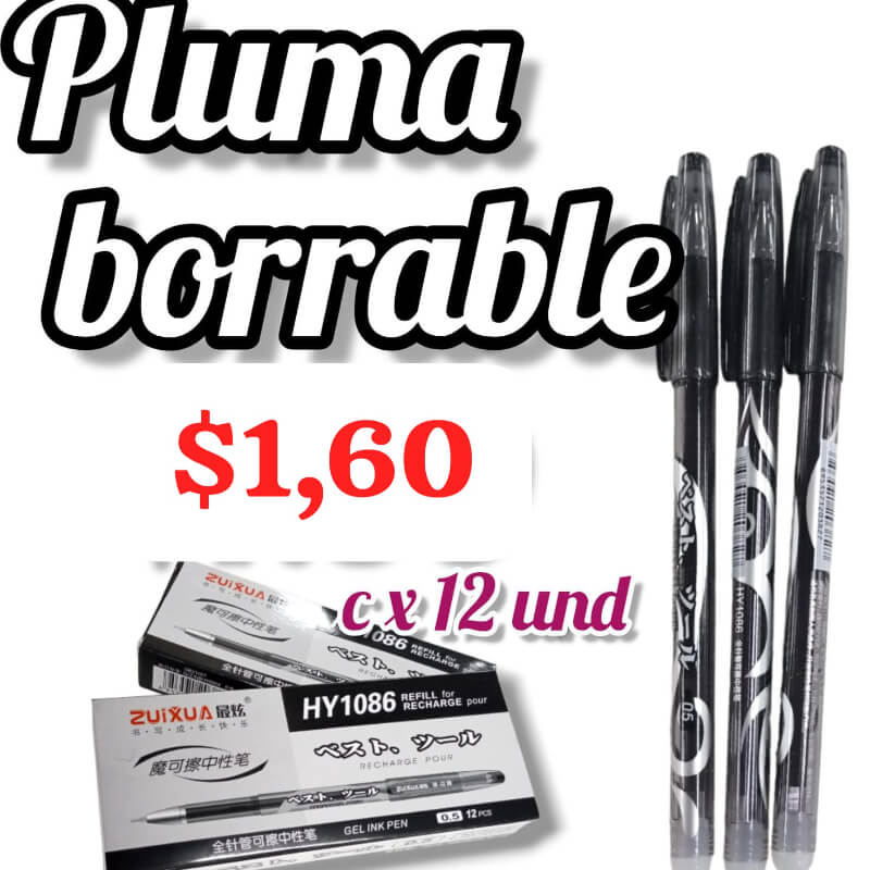 PLUMA BORRABLE