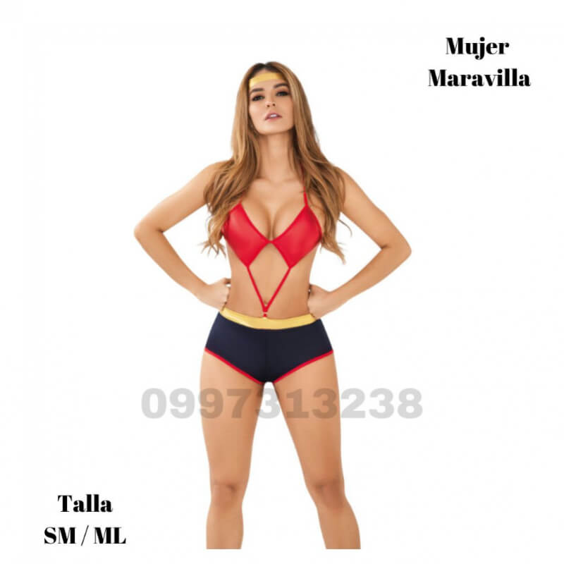 Disfraz erotico sexy Mujer Maravilla Lerot