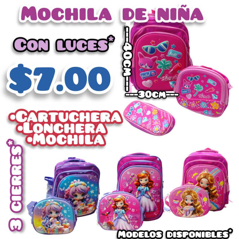 MOCHILA DE NIÑA