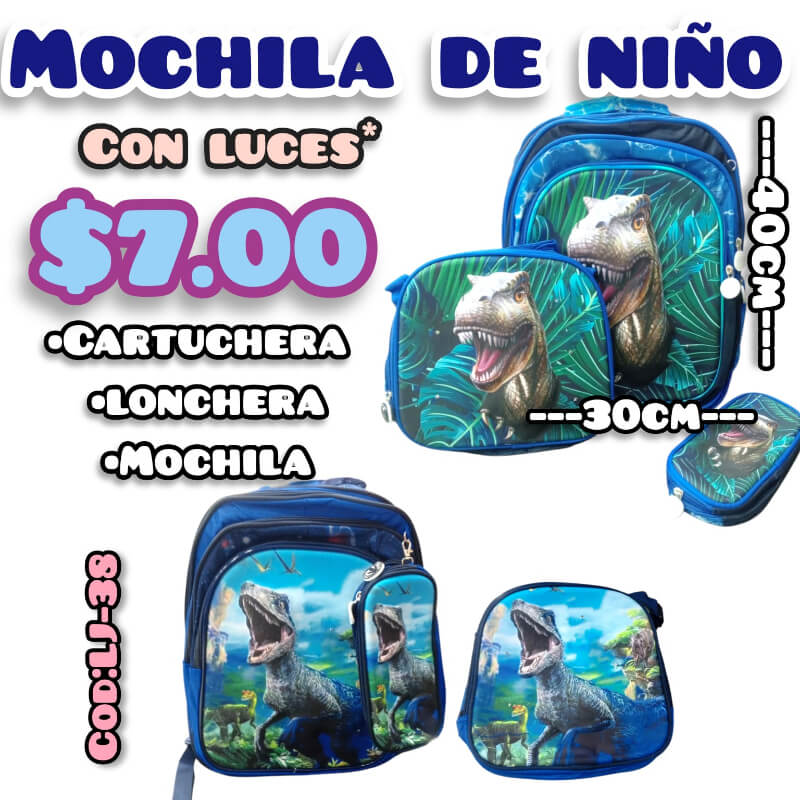 mochila de niño