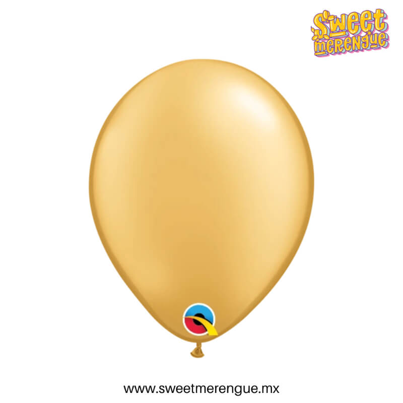 Globos de Látex Premium #5 Oro – Brillo y Elegancia para Fiestas Inolvidables