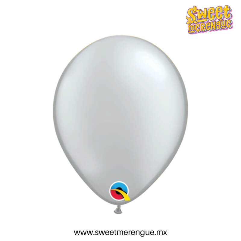 Globos de Látex Premium #5 Plata – Brillo y Elegancia para tu Celebración