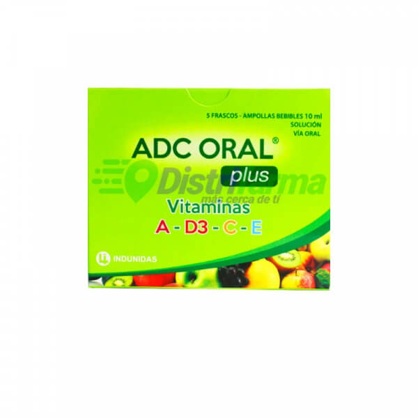 ADC ORAL PLUS AMPOLLAS BEBIBLES 10ML X 5*5