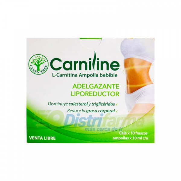 CARNILINE GREEN TREE FRASCOS 10ML X 10*10
