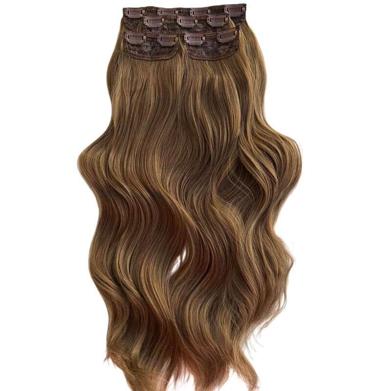 Extensiones de Cabello Cortina Ondulada Rubio 816 – Volumen, Elegancia y Movimiento Natural | 220g | 22”