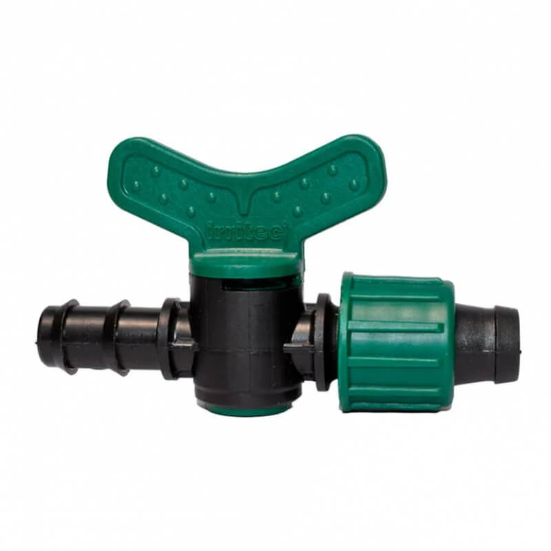 Válvula Flex 16mm 1Tuerca Bola Verde