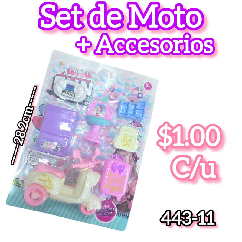 SET DE MOTO + ACCESORIO