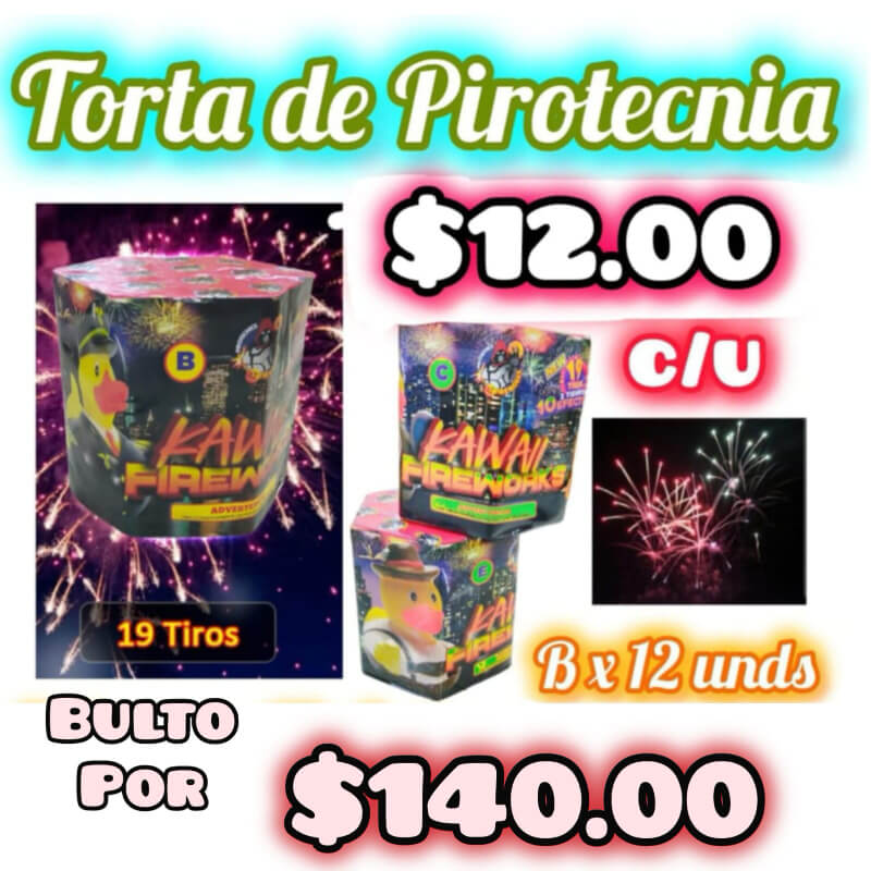 TORTA DE PIROTECNIA