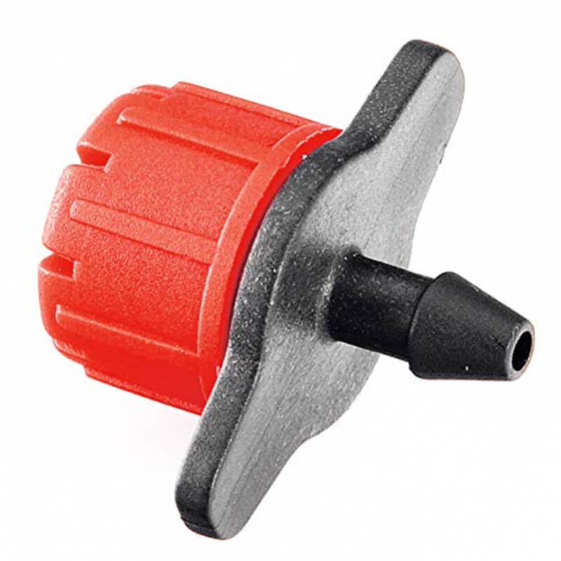 Gotero Regulable 0-70 L/H Rojo