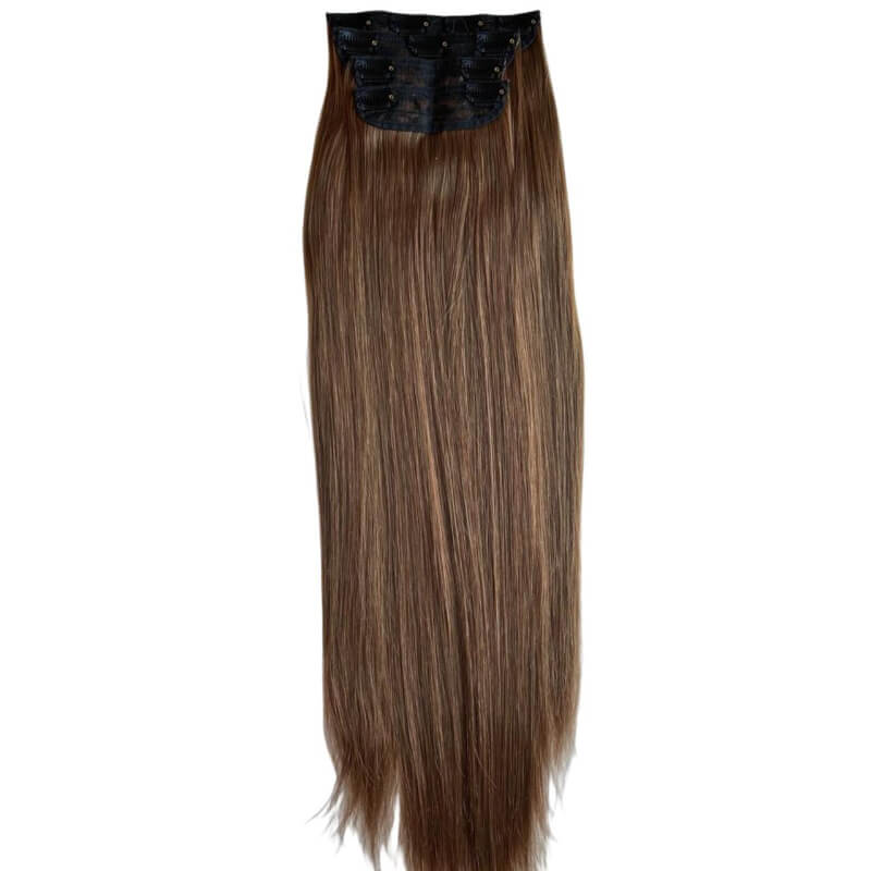 Extensiones de Cabello en Cortina Lacia Rubio 12 – Brillo y Volumen Sofisticado | 4 Piezas | 220g | 22”