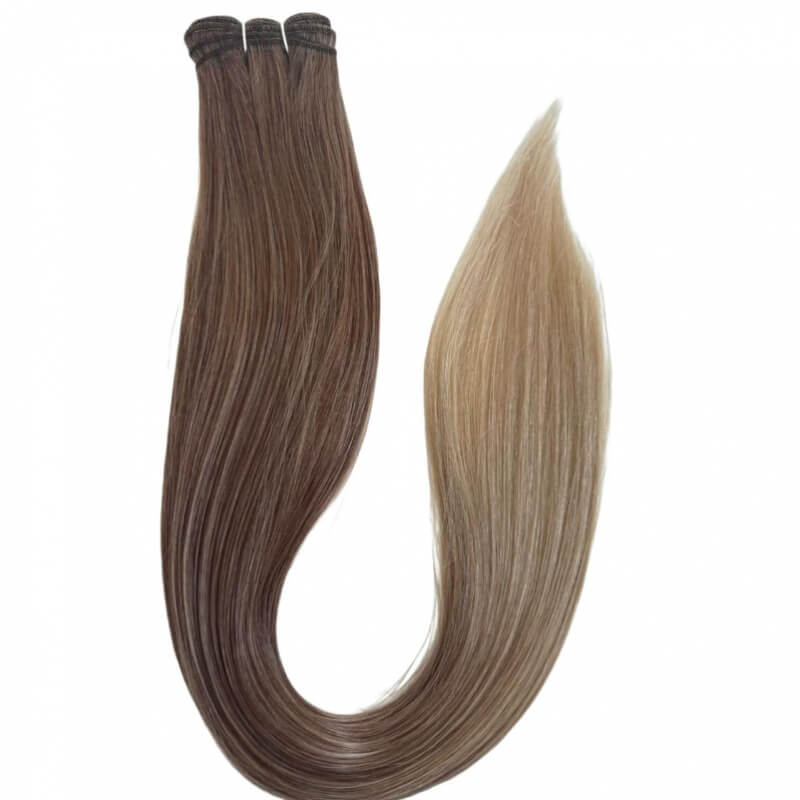 Extensiones de Cabello Coleta Lacia Rubio Balayage 1813 – Efecto Degradado Natural y Sofisticado | 150g | 28”