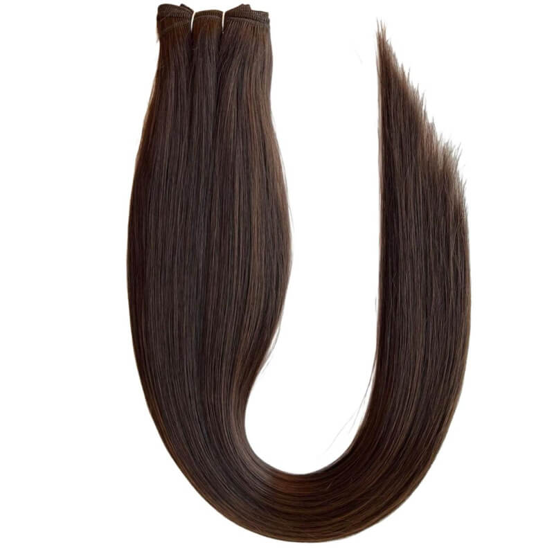 Extensiones de Cabello Coleta Lacia Castaño 6 – Naturalidad y Sofisticación | 150g | 28”