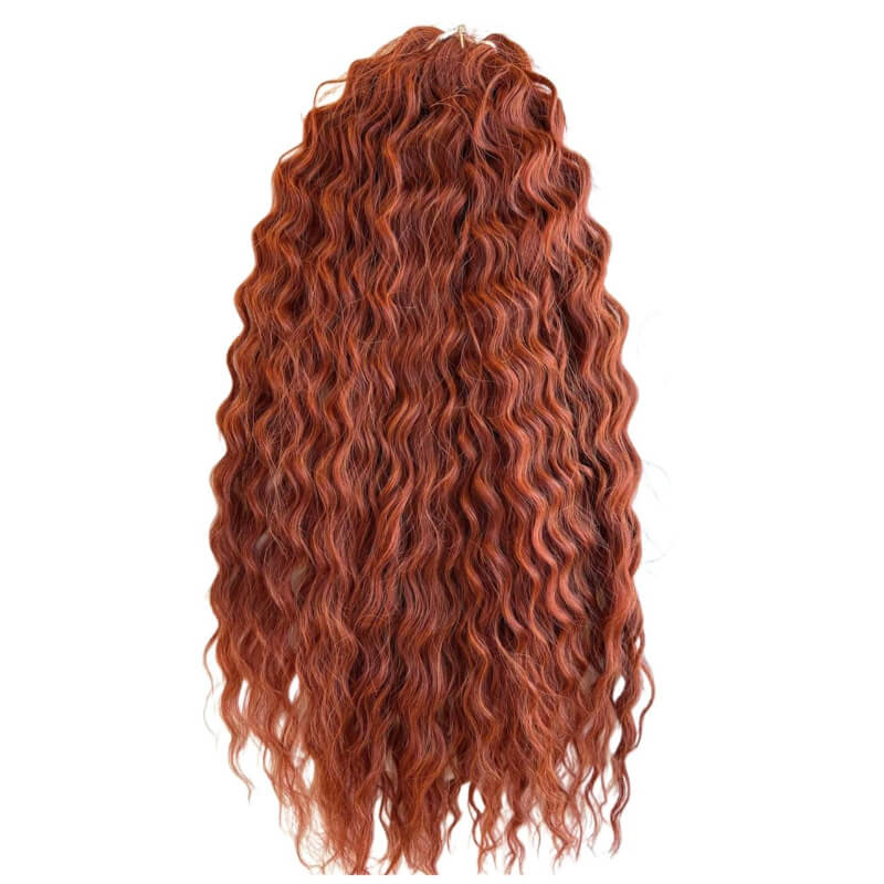 Extensiones de Cabello Crochet China Orange 45T – Volumen y Color Vibrante | 300g | 22” | Onduladas y Suaves