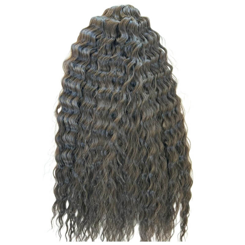 Extensiones de Cabello Crochet China Castaño 8 – Volumen y Ondas Definidas | 300g | 22” | Suaves y Naturales