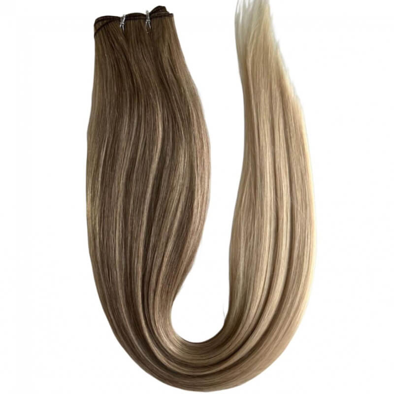 Extensiones de Cabello Coleta Lacia Extra Claro Rubio 86A – Brillo, Volumen y Sofisticación | 200g | 30”