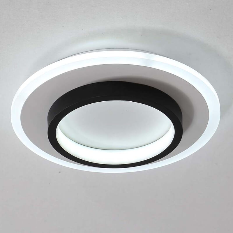 Lámpara LED empotrada Giulian: 18W, 3CCT, blanco/negro | Proluxes