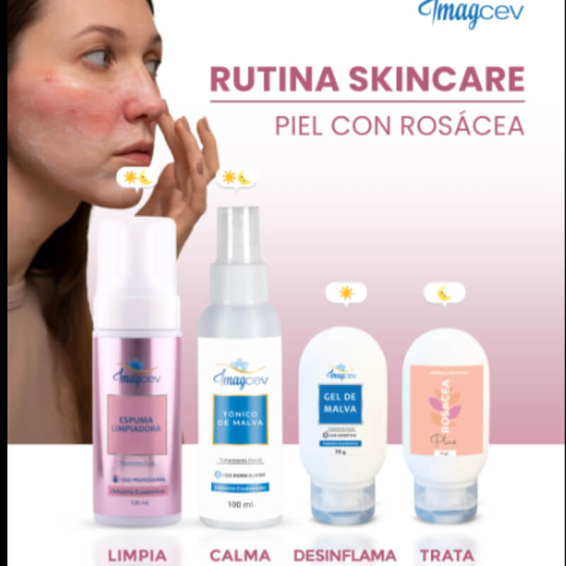 Kit piel con rosácea Imagcev