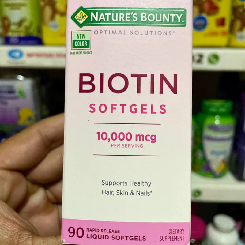 BIOTINA NATURES BOUNTY 10.000 MCG