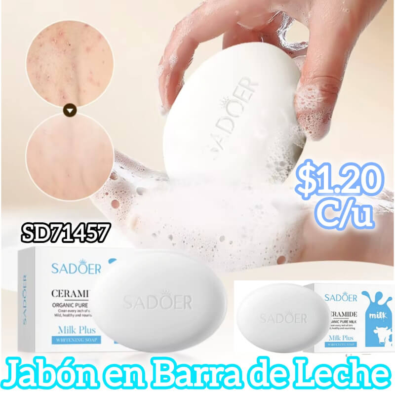 JABON FACIAL EN BARRA DE LECHE