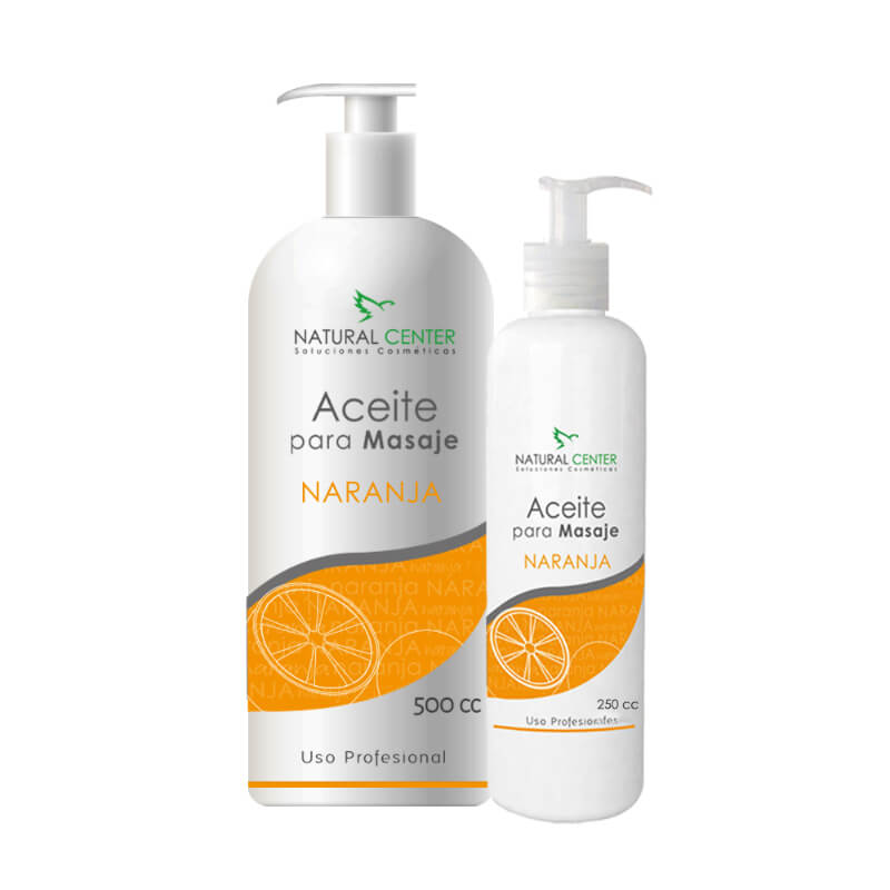 Aceite para masajaes de naranja