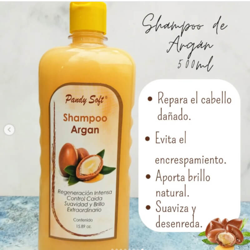 Shampoo pandy soft sin sal de argán -700 ml