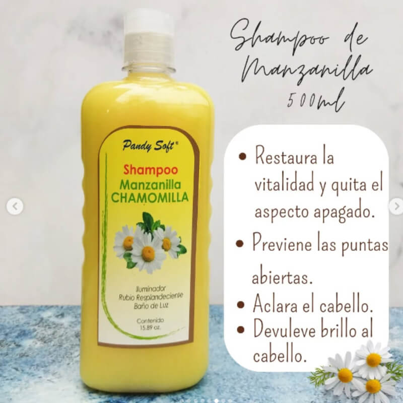 Shampoo pandy soft sin sal de manzanilla-700 ml