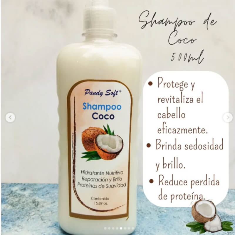 Shampoo pandy soft sin sal de coco-700 ml