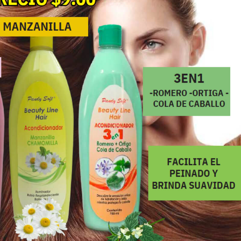 Acondicionador pandy soft 3 en 1-500 ml