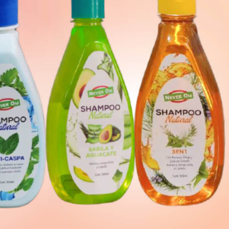 Shampoo con acido hialurónico 3 en 1-500 ml -